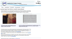 Desktop Screenshot of lenticularimagecreator.com