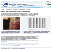 Tablet Screenshot of lenticularimagecreator.com